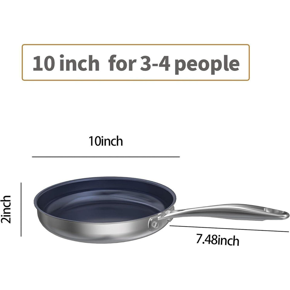 Titanium Alloy 10-Inch Non-Stick Frying Pan