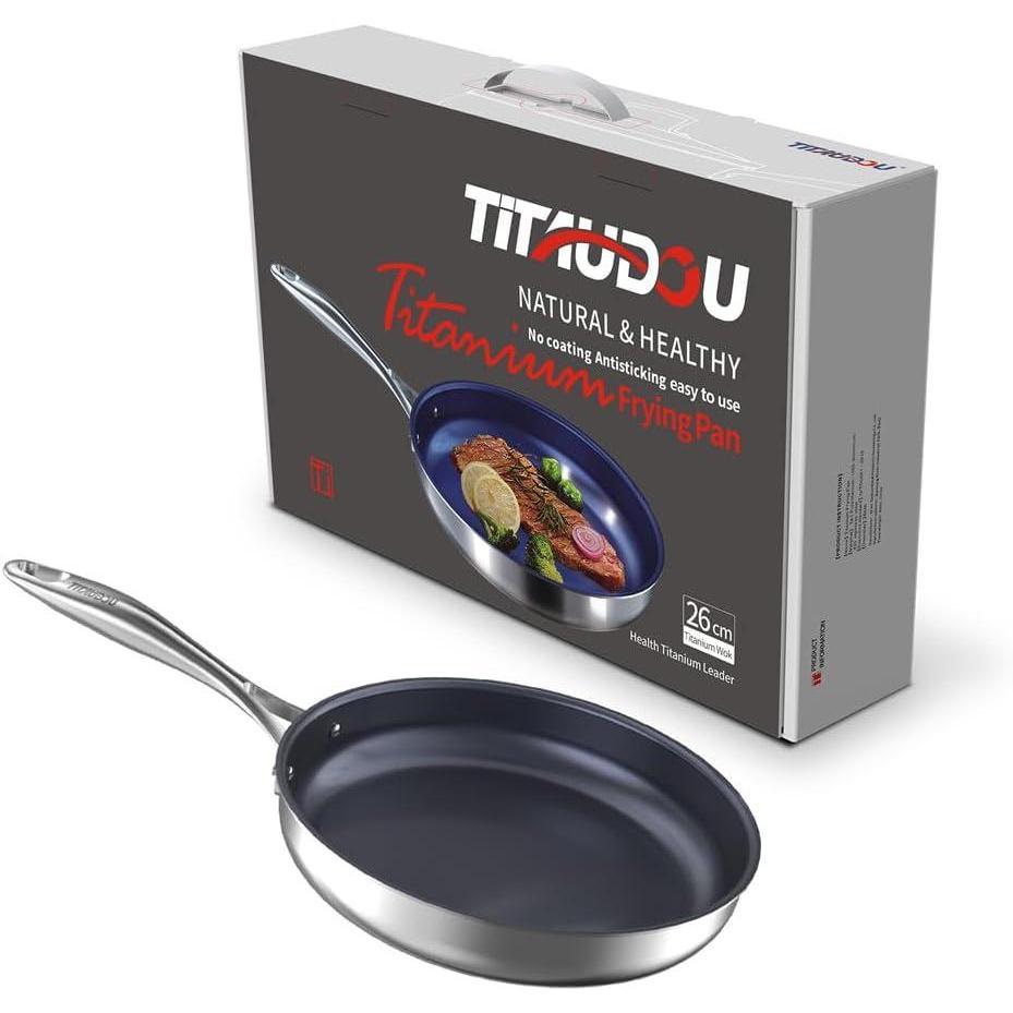 Titanium Alloy 10-Inch Non-Stick Frying Pan
