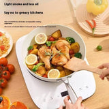 Household Portable Pebble Ceramic Stir Fry Non Stick Pan